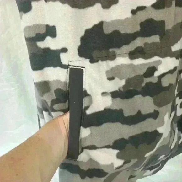 Duluth Trading‎ Womens 2XL Pullover Gray Fleece Camo Doubleback Printed Fleece - Picture 7 of 10